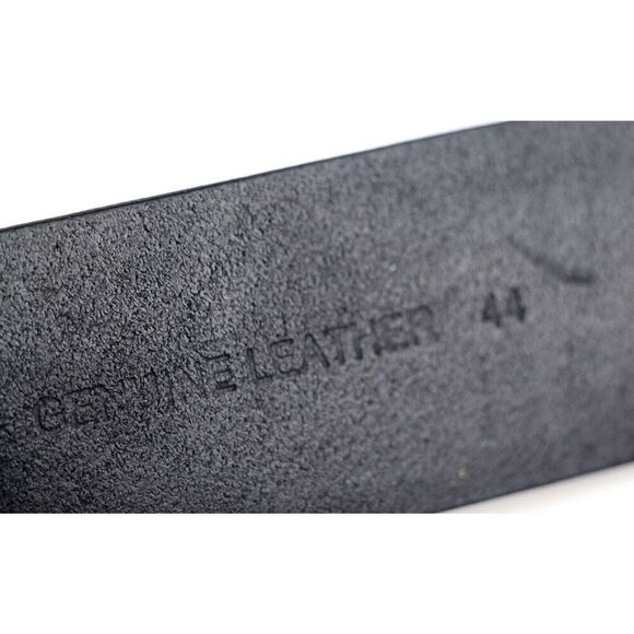 Carhertt SADDLE BLACK GENUINE LEATHER 1.5"Wd CASUAL DRESS MEN'S BELT Sz 44 (A34 - Picture 8 of 13